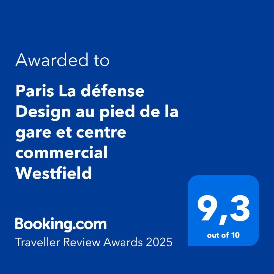 Paris La Defense Design Au Pied De La Gare Et Centre Commercial Westfield 쀼또 외부 사진